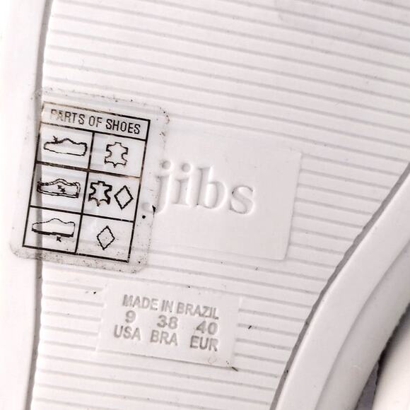 Jibs Slim Teal Python Print Perforated Leather Pointed-Toe Slip-On Shoes Women 9 - Picture 10 of 12